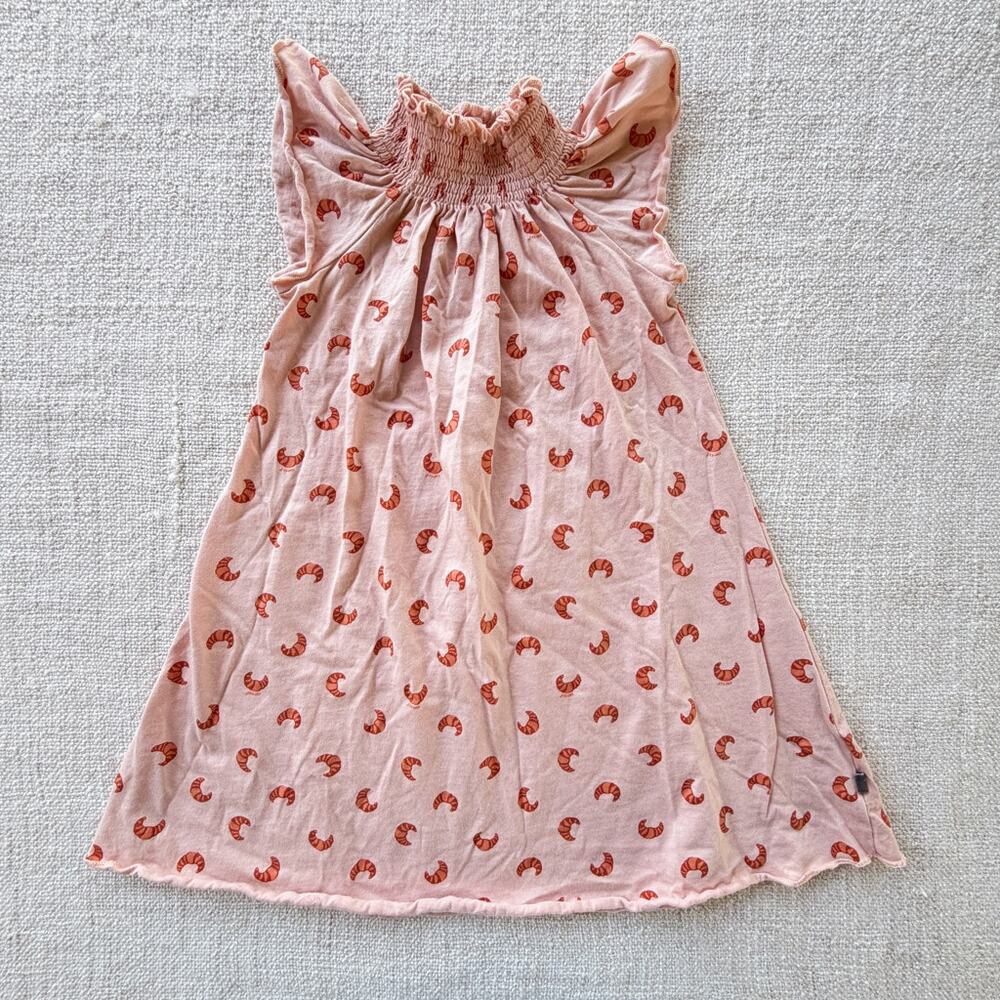 Oeuf Organic Croissant Print Dress VGUC 5/6